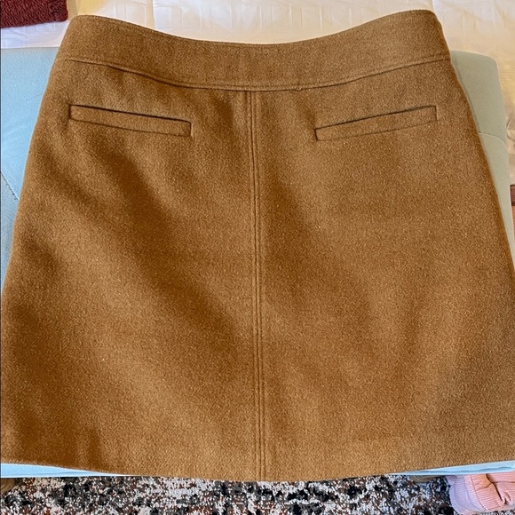 LOFT Brown A-Line Skirt - Picture 3 of 4